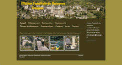 Desktop Screenshot of maison-vacances-conques.com